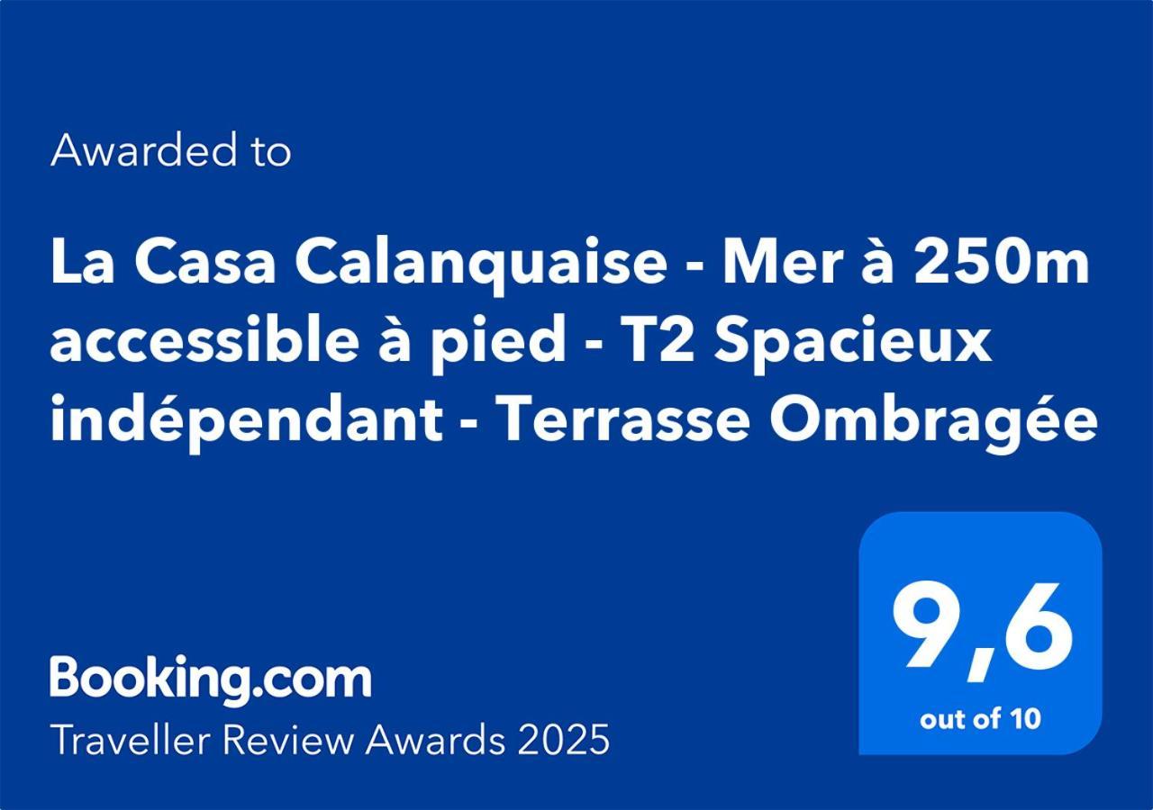 La Casa Calanquaise - A 250m Accessible A Pied - T2 Spacieux Independant - Terrasse Ombragee Ensues-la-Redonne